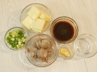 食譜-蝦仁佐豆腐