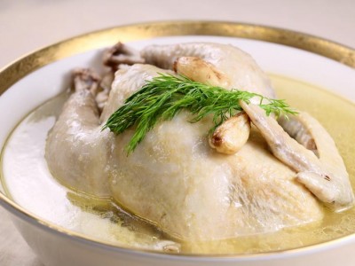 食譜-蒜味雞湯