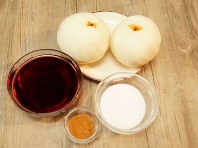 食譜-紅酒燉雪梨