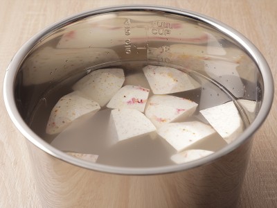 食譜-桂花芋頭甜湯