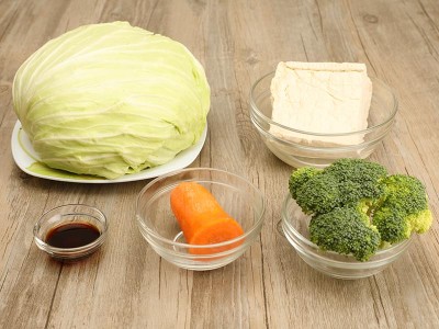 食譜-豆腐高麗菜捲