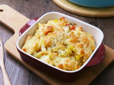 食譜-焗烤白醬通心麵