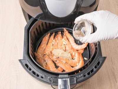 食譜-氣炸香蒜燒酒蝦