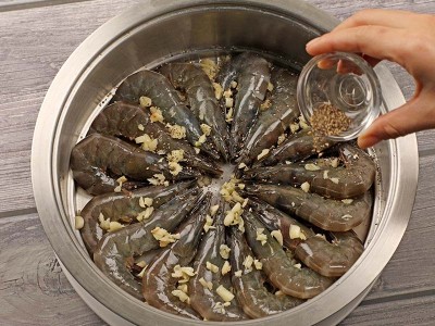 食譜-蒜蓉鮮蝦