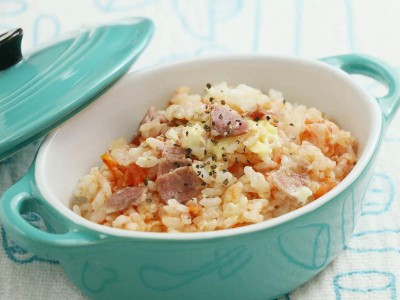 食譜-番茄培根起司飯