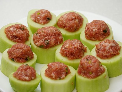 食譜-大黃瓜釀肉