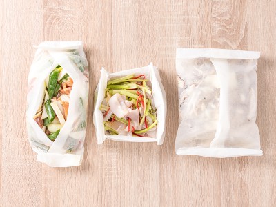 食譜-蔥爆雞丁+芹菜中卷+奶油野菇(一鍋三菜)