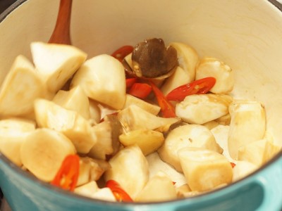 食譜-三杯杏鮑菇