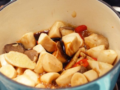 食譜-三杯杏鮑菇