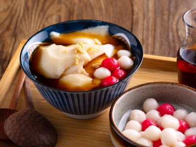 食譜-薑汁湯圓豆花