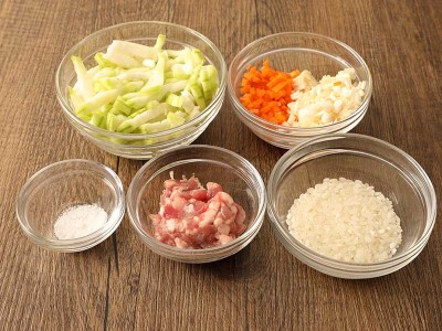 食譜-絲瓜菇菇豬肉粥