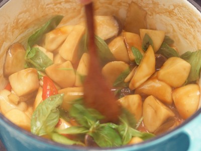 食譜-三杯杏鮑菇