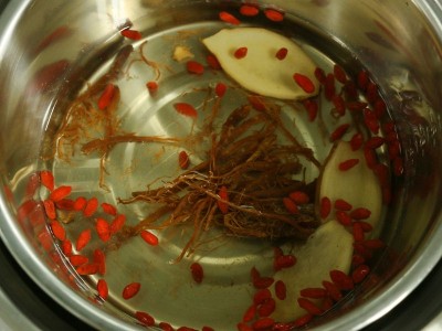 食譜-蔘鬚鱸魚湯