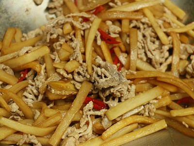 食譜-白蘿蔔拌炒肉絲