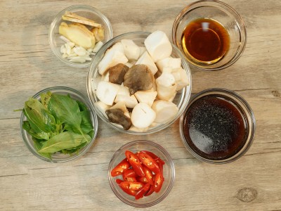 食譜-三杯杏鮑菇