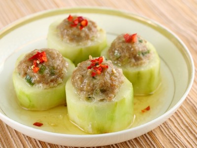 食譜-大黃瓜釀肉