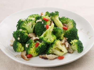 食譜-麻油蒜香青花菜