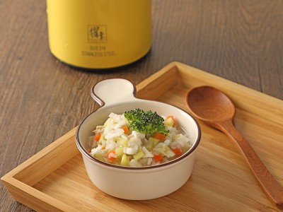 食譜-金菇地瓜雞肉粥