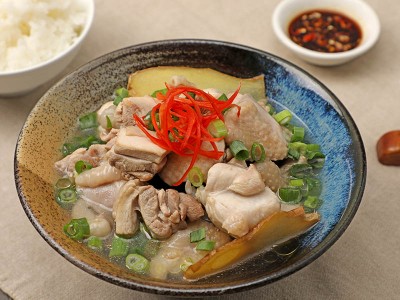 食譜-蔥雞湯