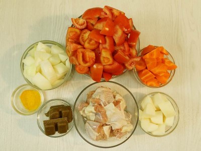 食譜-番茄雞肉咖哩