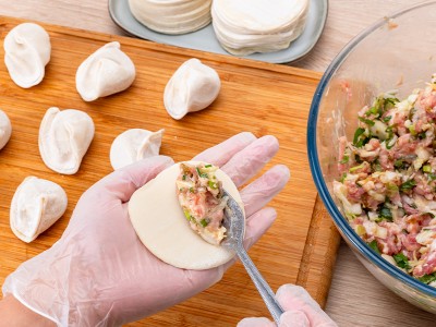 食譜-剝皮辣椒水餃