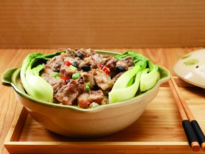 食譜-豉汁排骨煲仔飯