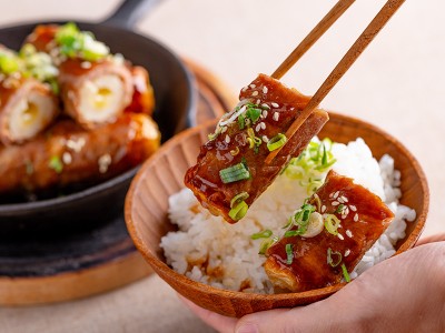 食譜-竹輪豬肉起司捲