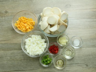 食譜-金沙杏鮑菇