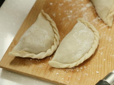 食譜-水餃皮變身蘋果派