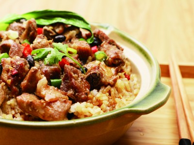 食譜-豉汁排骨煲仔飯