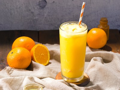 食譜-日出（柳橙氣泡飲）