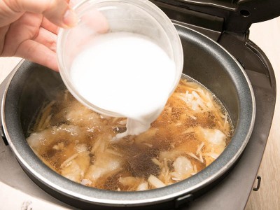 食譜-香菇肉羹湯