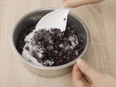 食譜-芒果紫米雪酪