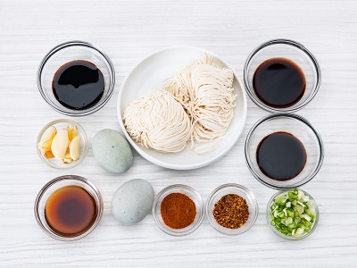 食譜-椒麻皮蛋拌麵