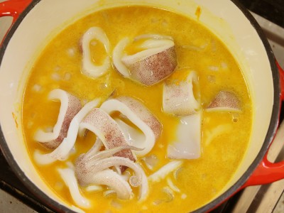 食譜-薑黃海鮮燉飯