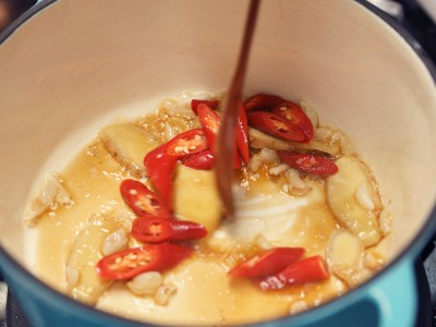 食譜-三杯杏鮑菇