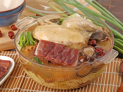 食譜-火腿雞湯