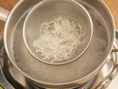 食譜-吻仔魚鮮蔬豆腐粥