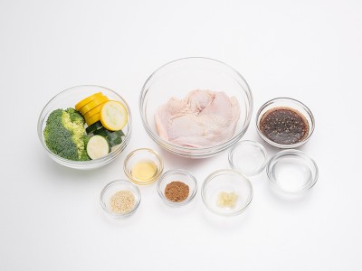 食譜-日式照燒雞腿飯+時蔬