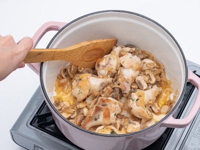 食譜-奶油檸檬雞燉飯