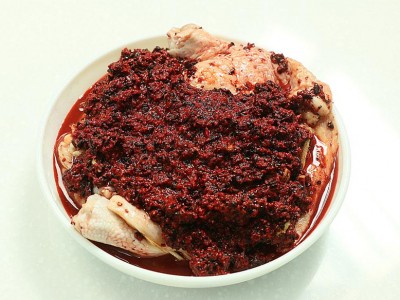 食譜-紅麴蒸嫩雞