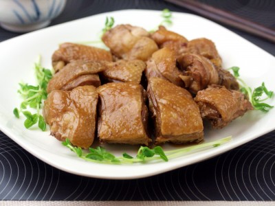 食譜-【食譜】電鍋宴客料理----玫瑰油雞