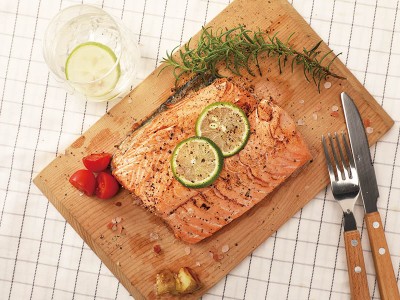食譜-鮭魚佐海鹽