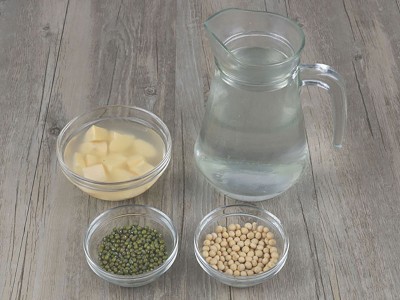 食譜-豆漿綠豆地瓜飲