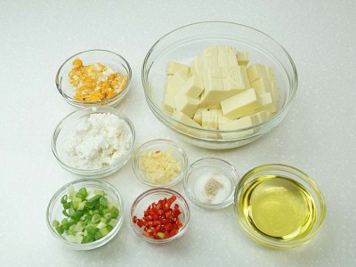 食譜-金沙豆腐