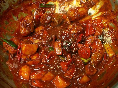 食譜-韓式辣燉雞