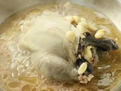 食譜-蒜味雞湯