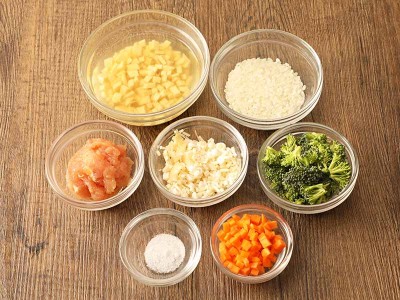 食譜-金菇地瓜雞肉粥