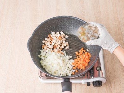 食譜-生菜水梨蝦鬆