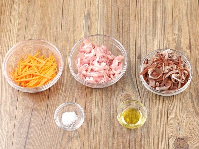 食譜-木須炒肉絲